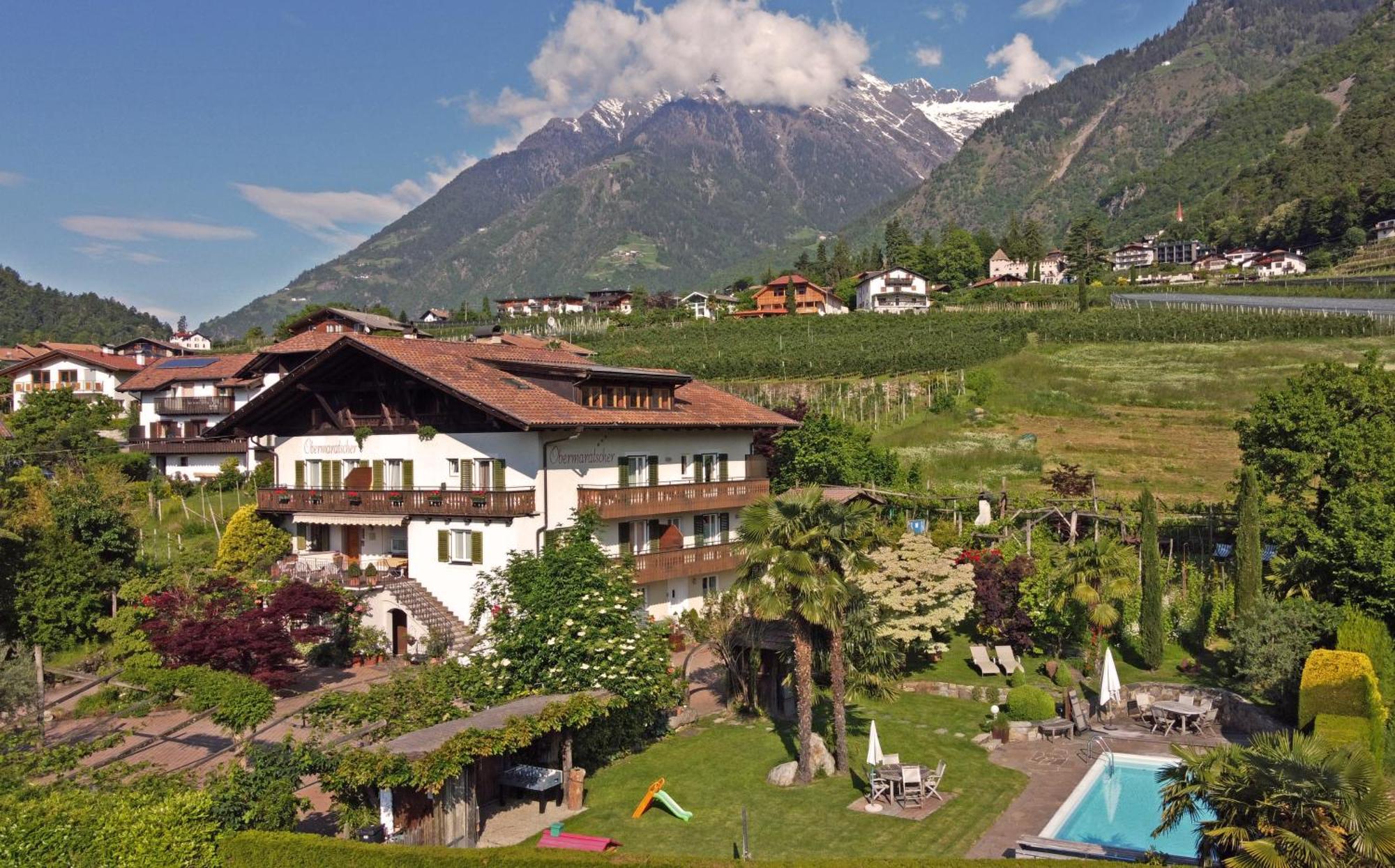 Obermaratscher Apartments Residence ラグンド エクステリア 写真